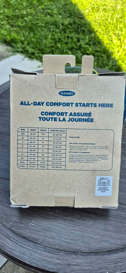 Old Navy Men's Briefs 3 Pack XXL - photo 2