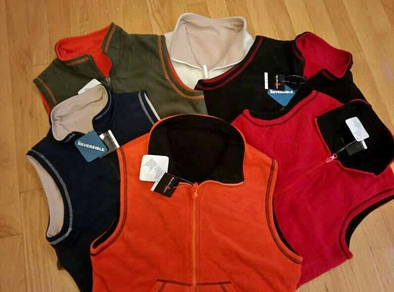 New with Tags bydesign Reversible Fleece Vests