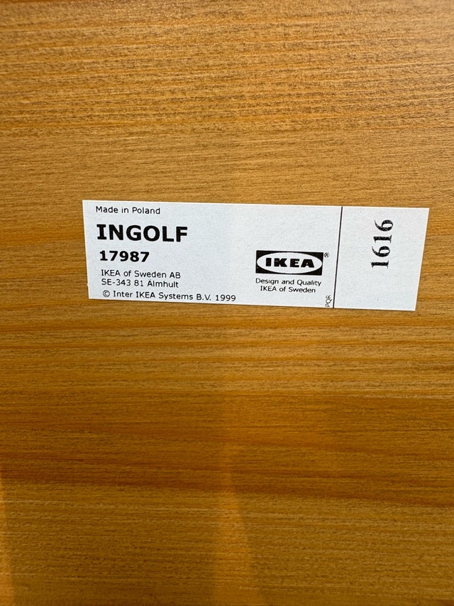 IKEA Ingolf Chairs set of 4 - photo 2
