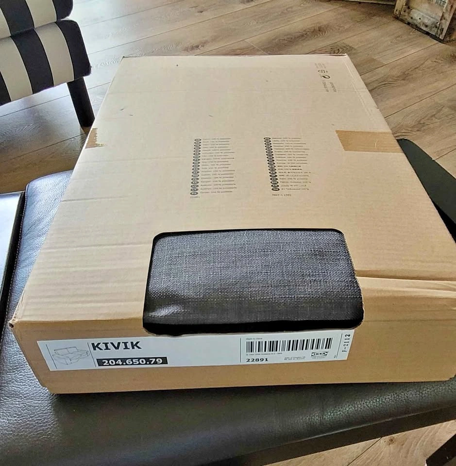 Brand New IKEA KIVIK Loveseat Cover – Skiftebo Dark Grey