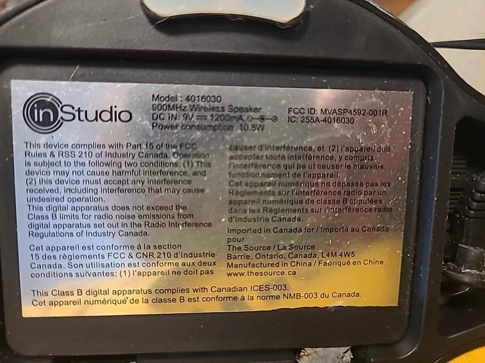 InStudio 900 MHz Wireless Outdoor Speaker System - photo 2
