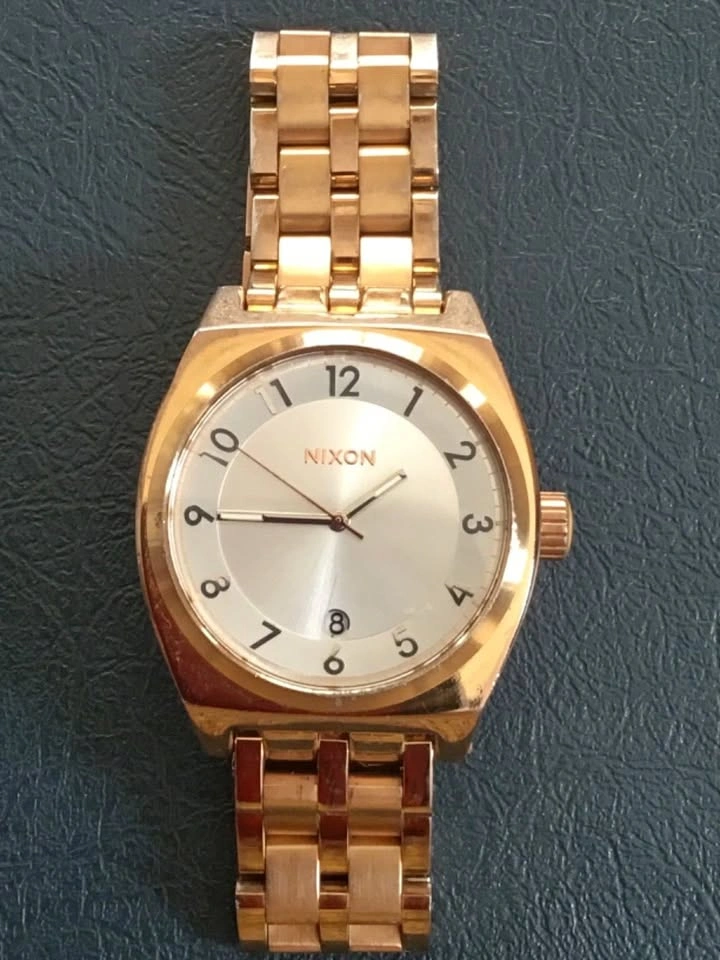 Nixon Monopoly Rose Gold Watch