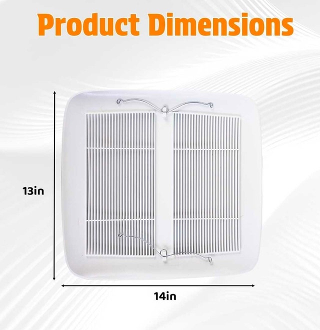 Replacement Grille Compatible with Broan-Nutone Bathroom - photo 2