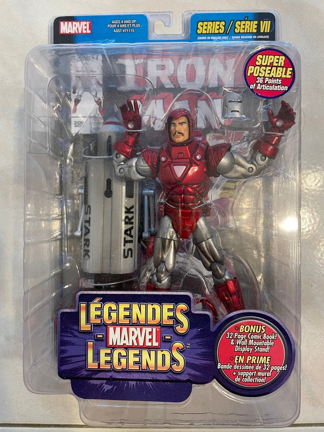 Marvel Legends Series VII 7 Avengers - SILVER CENTURION IRON MAN