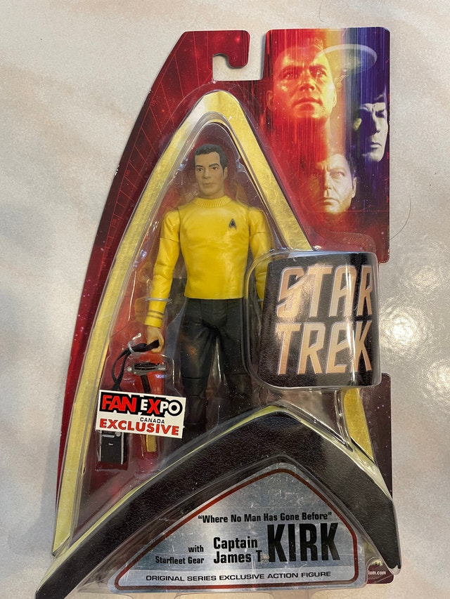 Star Trek Captain James Kirk Art Asylum 2006 FAN EXPO CANADA