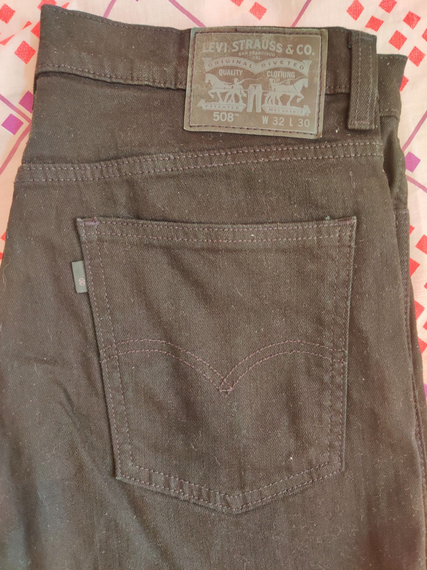 BRAND NEW Levi's 508 Grey/Black Jeans 32x30