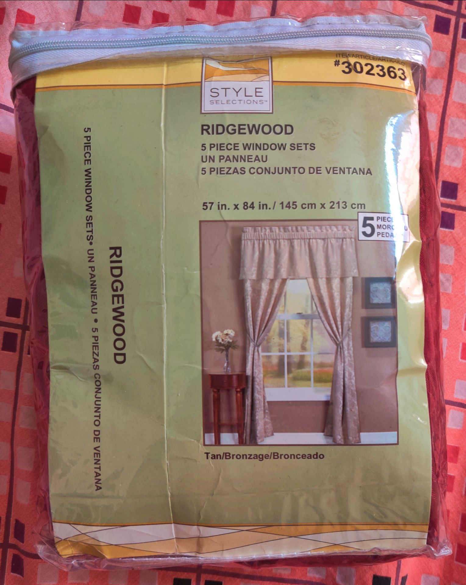 Style Selections Ridgewood 5-Piece Window Set