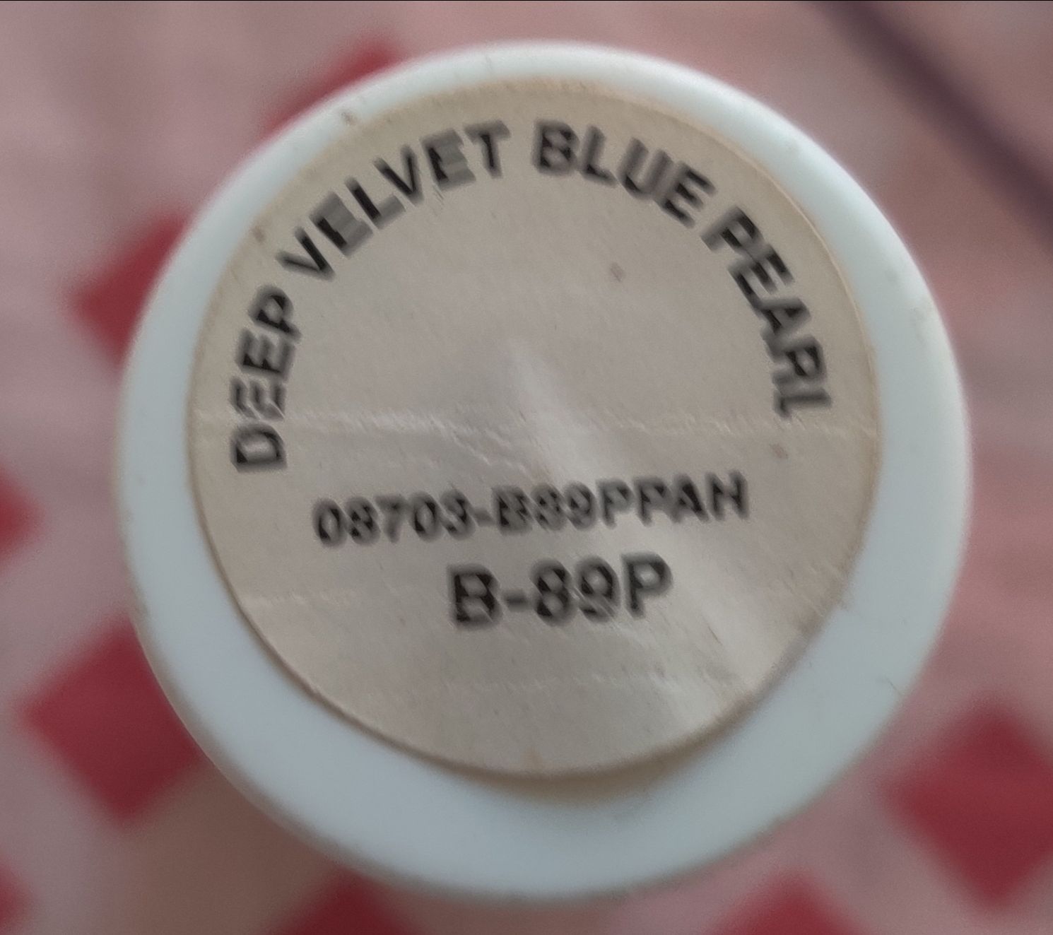 Unopened CAR TOUCH UP Deep Velvet Blue Pearl Paint Can B-89P