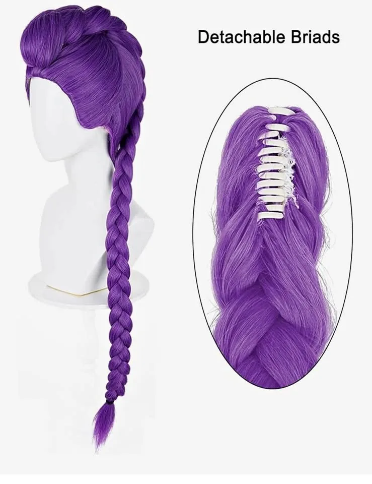 Rumi purple wig K-pop