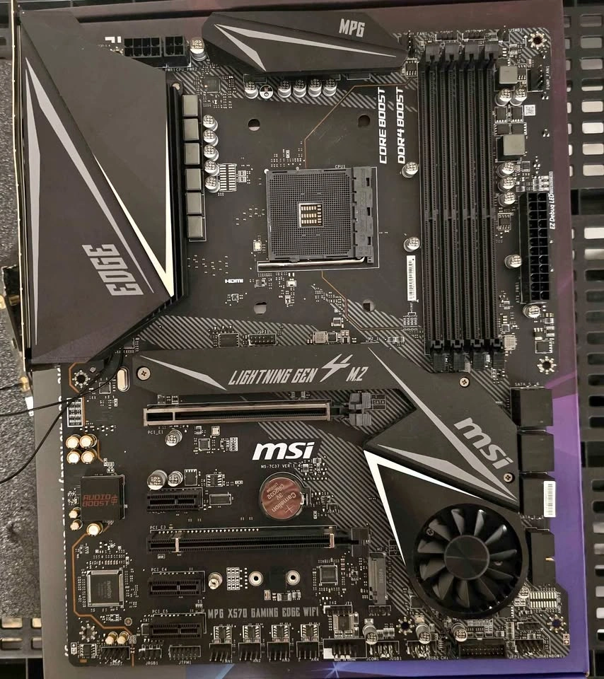 MSI MPG X570 GAMING EDGE WIFI Motherboard + WIFI 6 ADD-ON