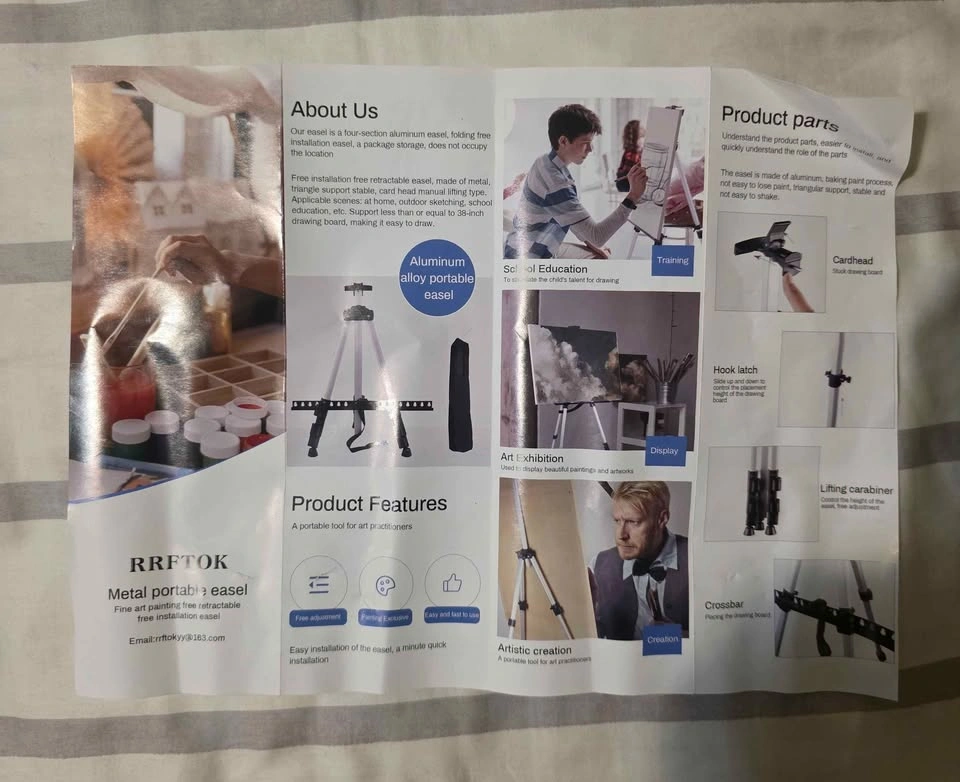 RRFTOK Metal Portable Easel - photo 3