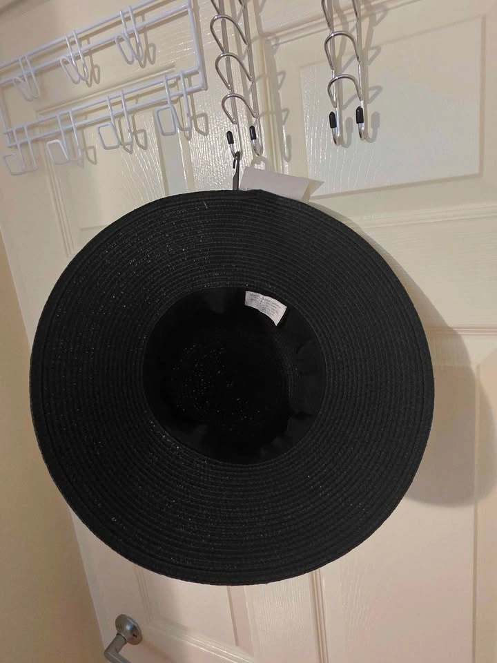 Marciano Black Straw Sun Hat - photo 2