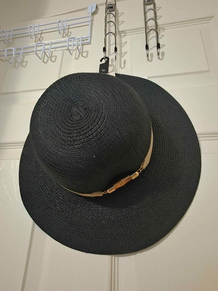 Marciano Black Straw Sun Hat - photo 3