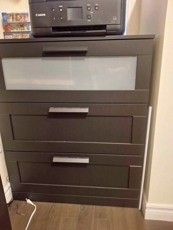 3 Drawer Storage Clothes Cabinet