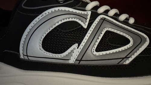 Christian Dior B30s | Black and White Mesh & Leather (Size 7) - photo 5