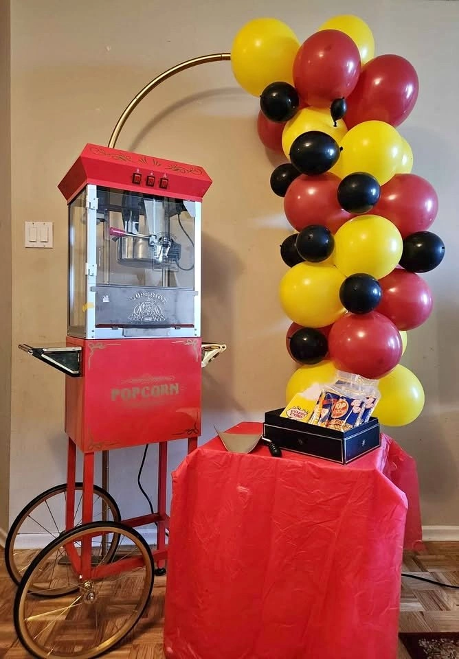 Popcorn machine for rent