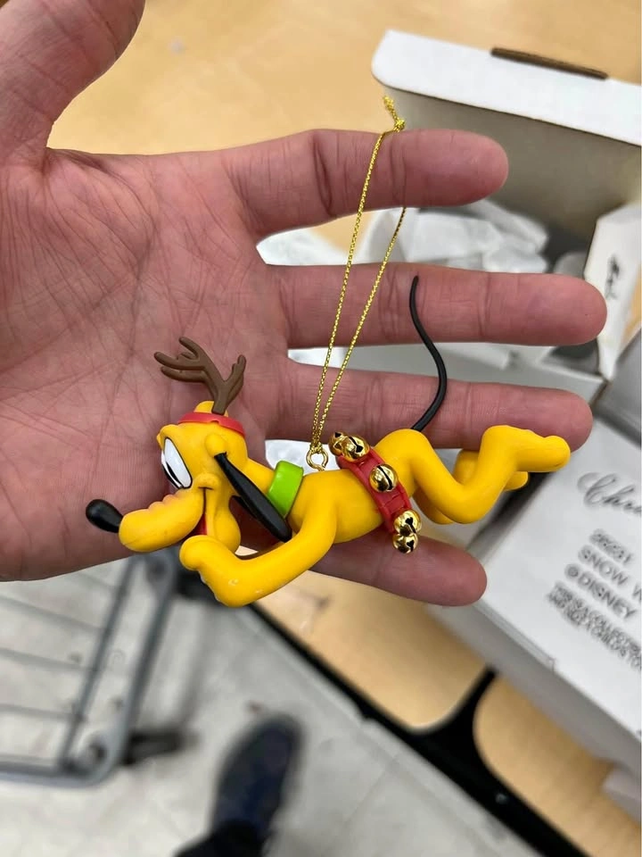 DCO Disney Vintage Christmas Tree Ornaments - Pluto & Others