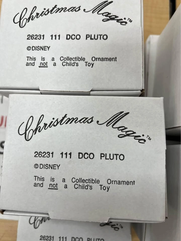 DCO Disney Vintage Christmas Tree Ornaments - Pluto & Others - photo 3