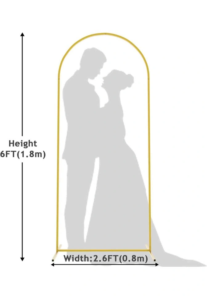 Gold Metal Party Arch Rental. Perfect Photo Backdrop! - photo 2