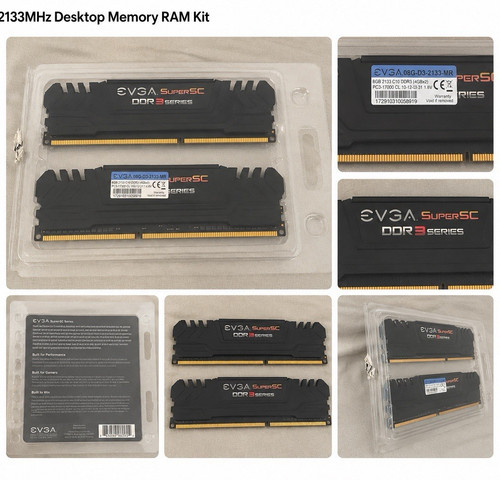 EVGA SuperSC 8GB (2x4GB) DDR3-2133 PC3-17000 RAM