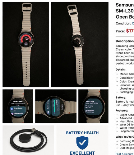 Samsung Galaxy Watch7 40mm Cream Bluetooth