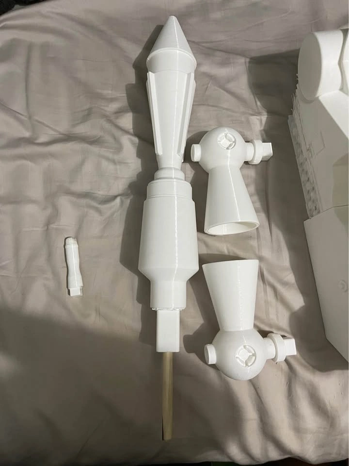 1:1 scale 3d printed boba fett jet pack plus armor - photo 5
