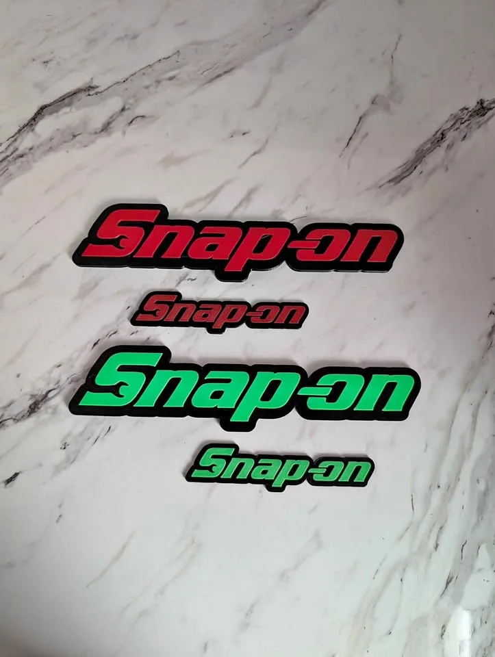 Snap-on Toolbox Wall Logos | 3D Printed thumbnail