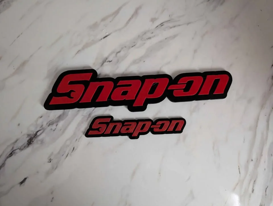 Snap-on Toolbox Wall Logos | 3D Printed image indicator(3)