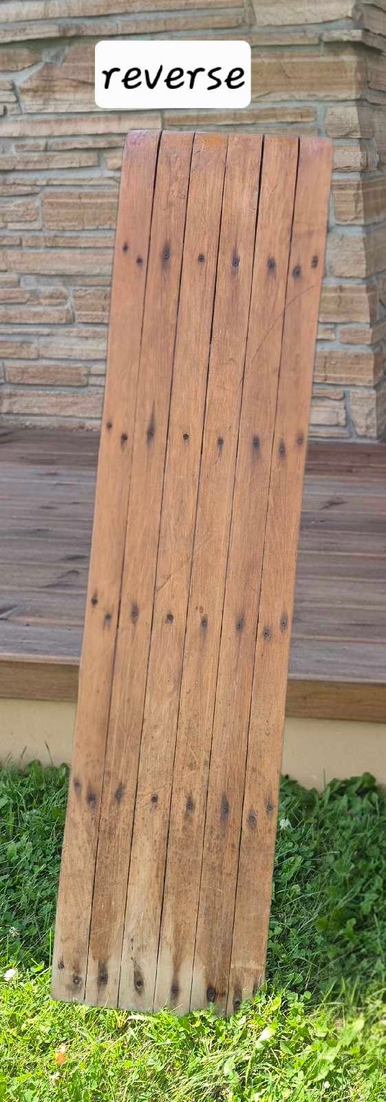 1950's wood slate toboggan - photo 5