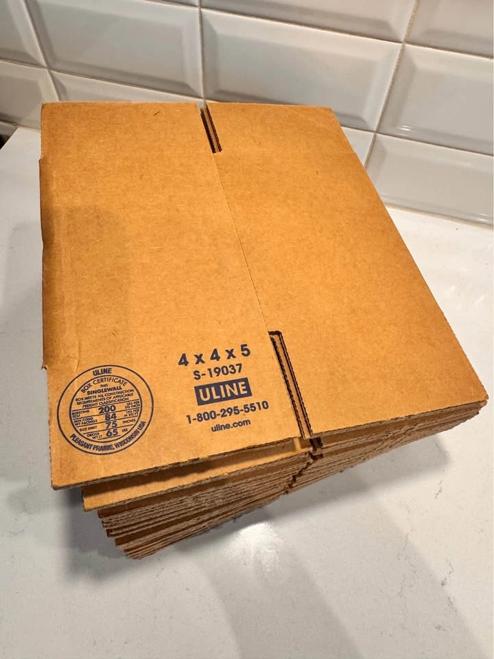 Uline 4 x 4 x 5 Shipping Boxes (17 total) - photo 2