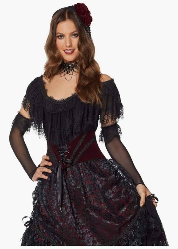 Victorian Vampiress Costume - Size Medium (Spirit Halloween) - photo 2