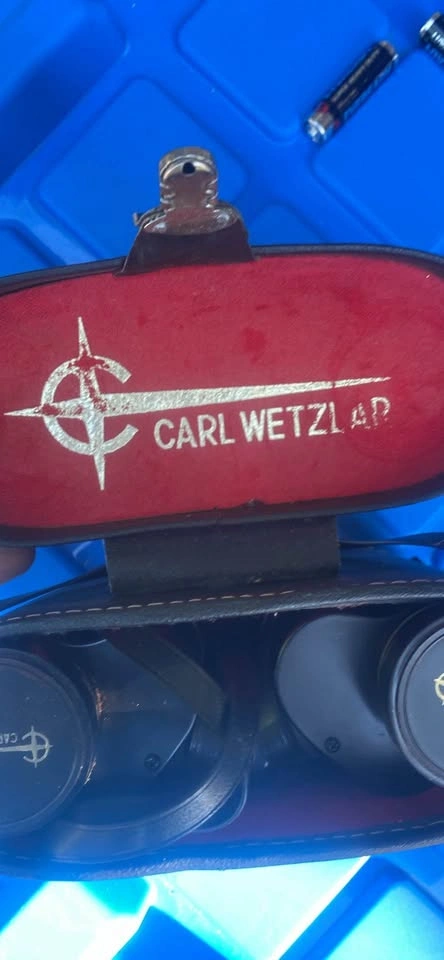 Vintage Carl Wetzzlar Supreme 7×35 Binoculars with Original Case - photo 2