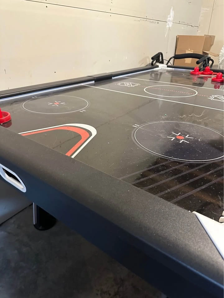 NHL Air Hockey Table with Electronic Scoreboard