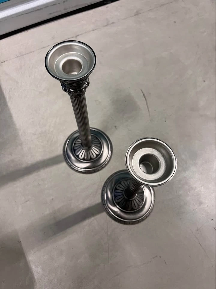 Pair of PartyLite Corinthian Column Taper Candlestick Holders - photo 4