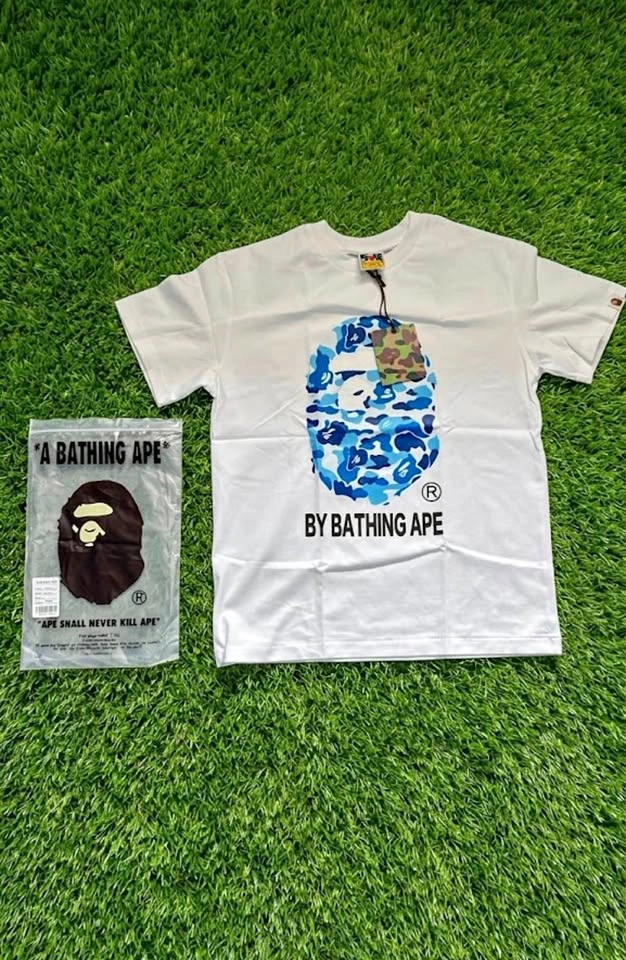 Bape Blue Camo T-Shirt (White)