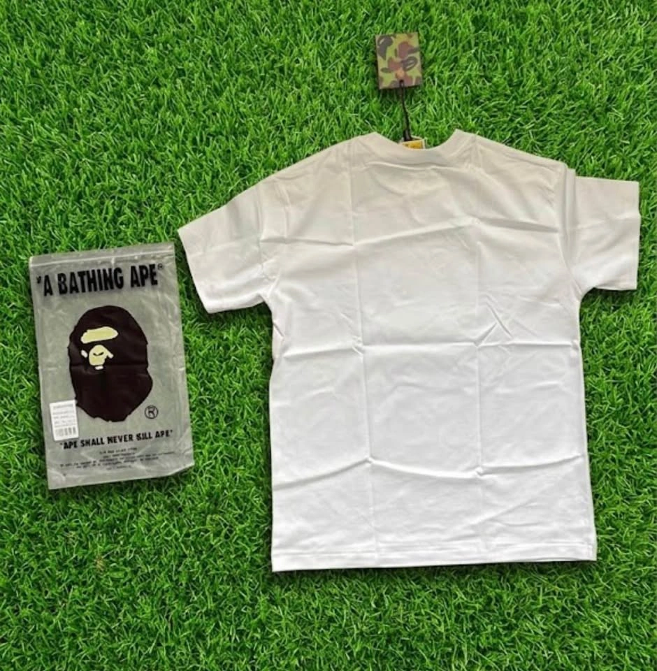 Bape Blue Camo T-Shirt (White) - photo 3