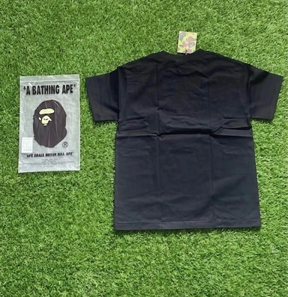 Bape Plaid Ape T-Shirt (Black) - photo 2