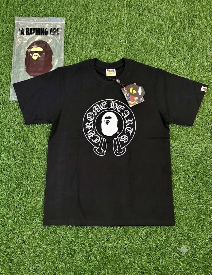 BAPE x Chrome Hearts Horseshoe T-Shirt
