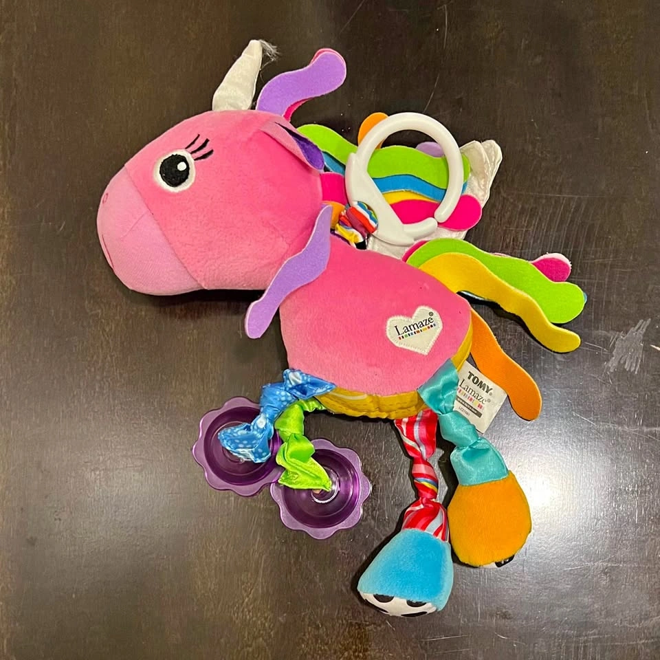 Lamaze Plush Baby Toy Sensory Crinkle Unicorn