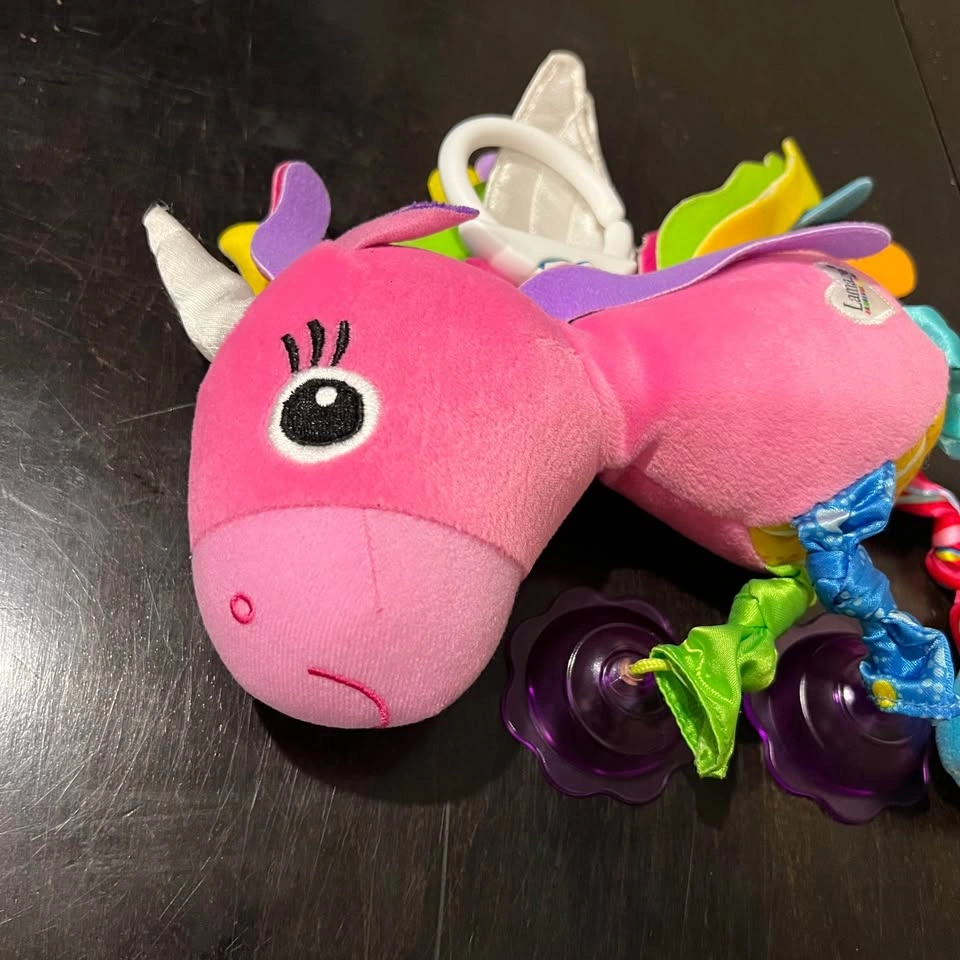 Lamaze Plush Baby Toy Sensory Crinkle Unicorn - photo 4