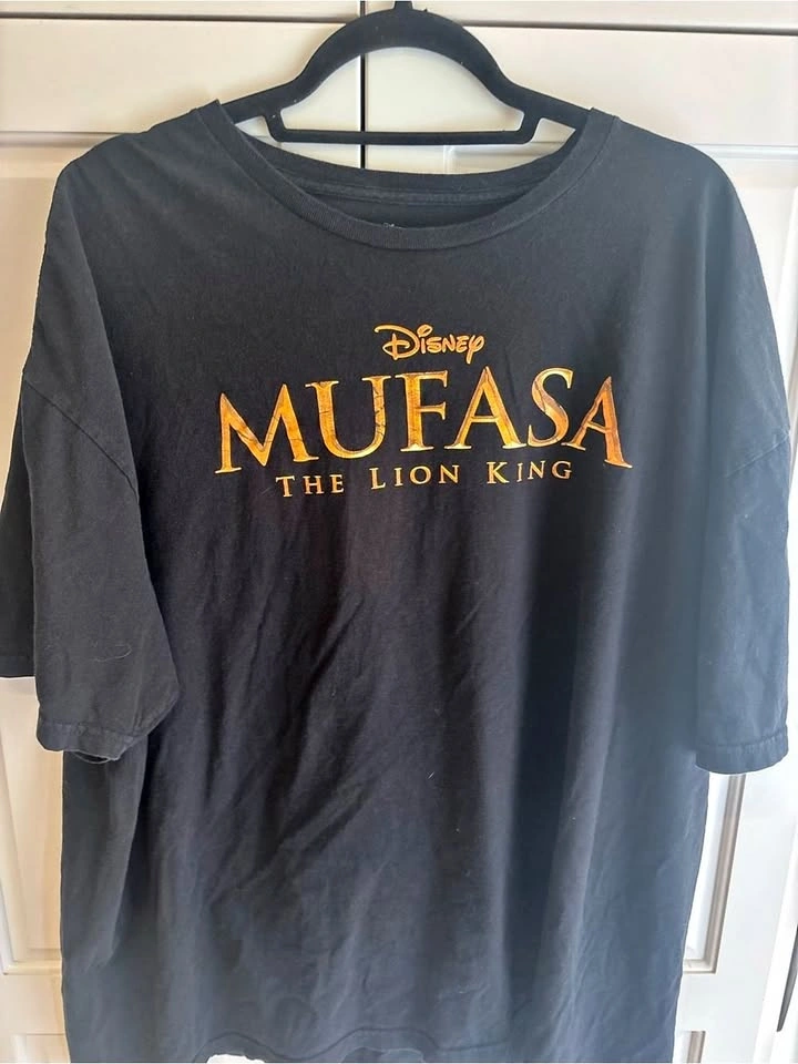 Disney Mufasa The Lion King Black Graphic Tee 3xl