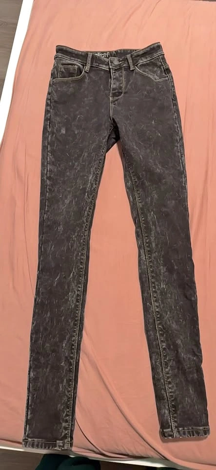 SIMPLICITY Acid Wash Skinny Jeans