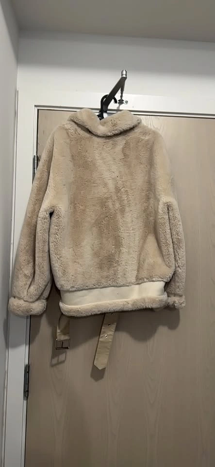 Medium Beige Faux Fur Jacket - photo 2