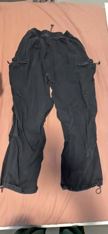 Black Baggy Cargo Pants