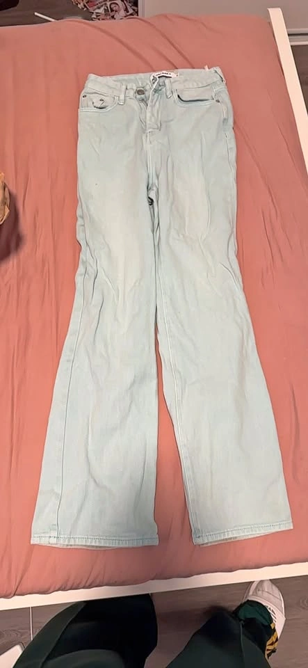 Light Blue Wide Leg Jeans