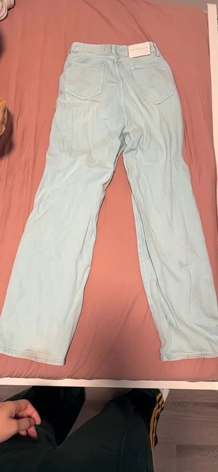 Light Blue Wide Leg Jeans - photo 2