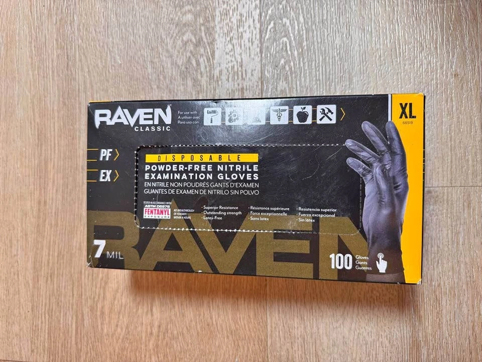 Raven Nitrile Gloves XL – 100 Pack