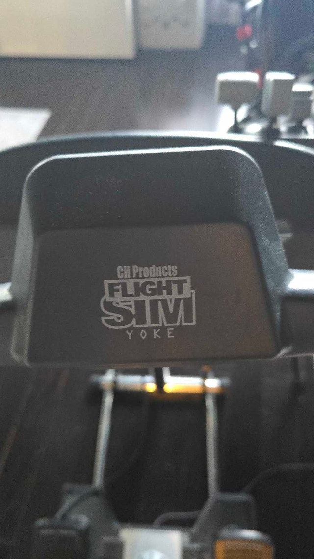 CH Products Flight Yoke and Saitek Rudder Pedals - photo 2