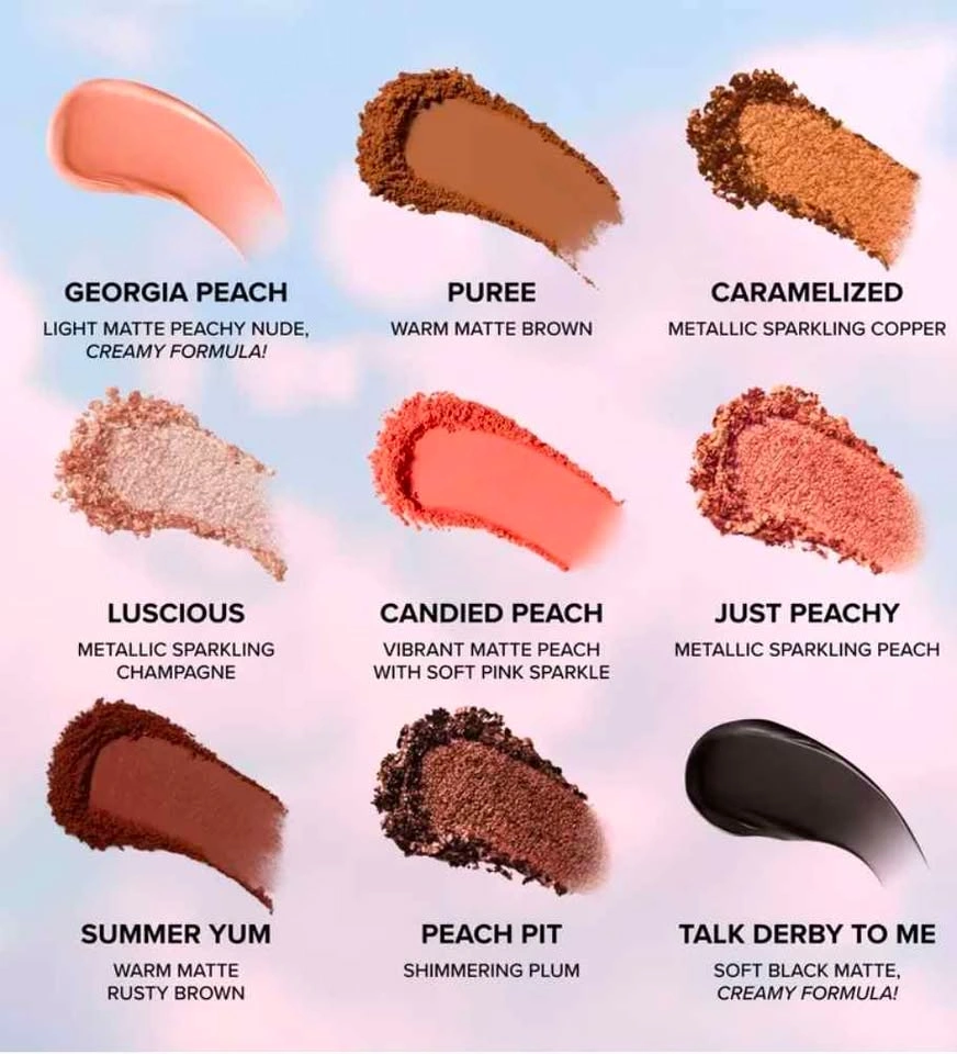 New! Too Faced Sweet Peach Eye Shadow Palette - photo 4