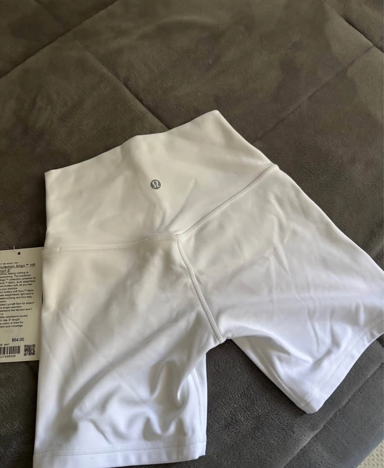 Lululemon Align HR Short 6” White size 4 - photo 5